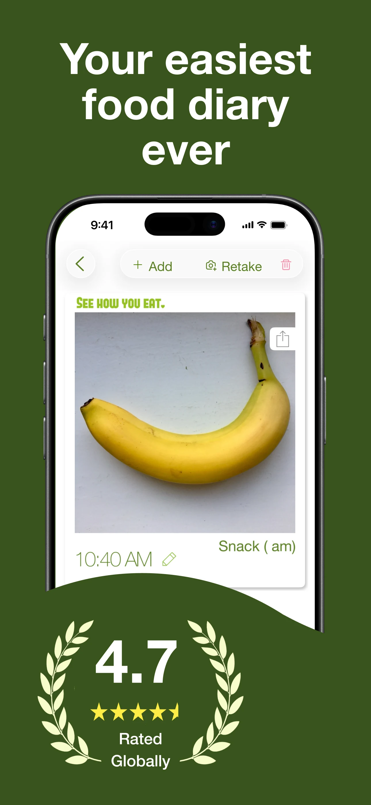Food Diary See How You Eat Log screenshot