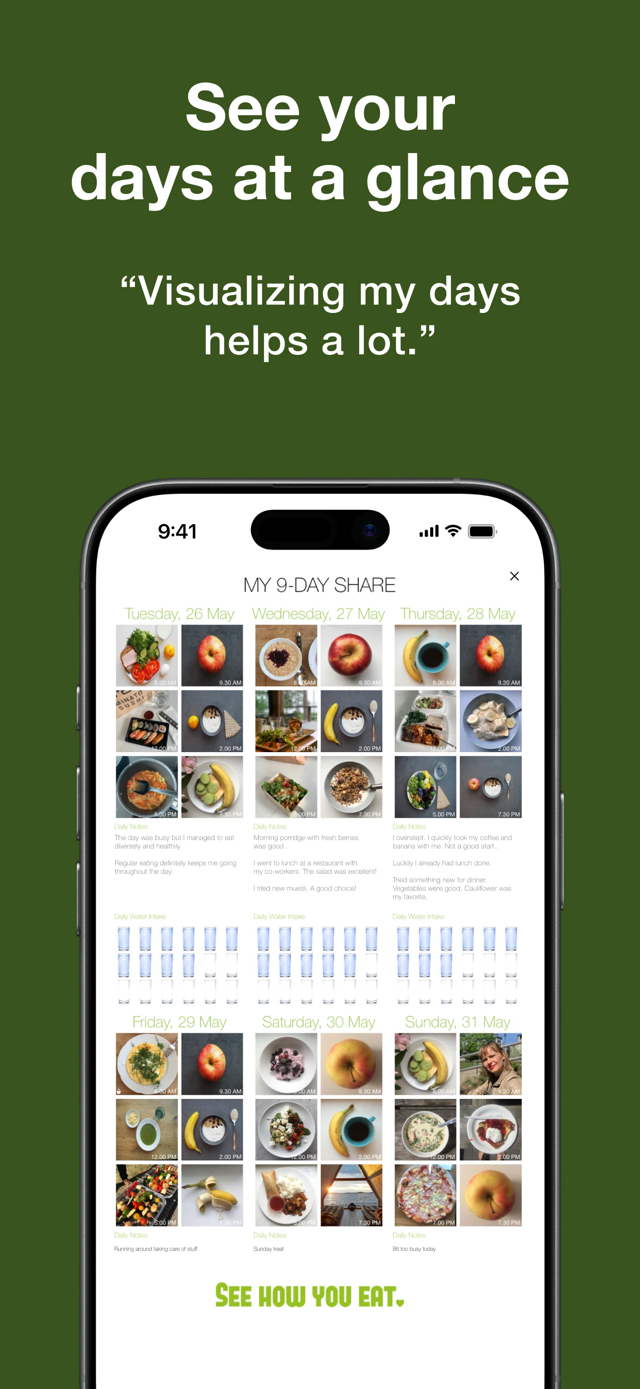 Food Diary See How You Eat Log screenshot